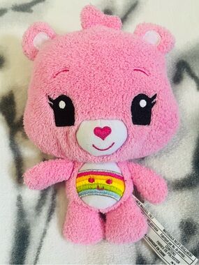 2012 Care Bears "Care-A-Lot Friends" Cheer Bear 7” Plush Toy